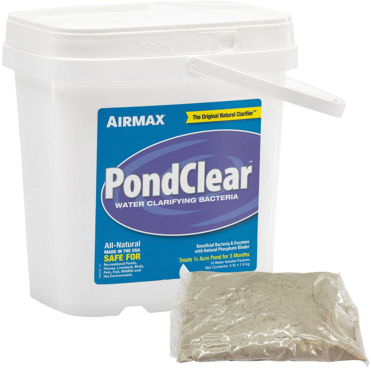 PondClear Packets Beneficial Bacteria Pond Clarifier (12 Packets)