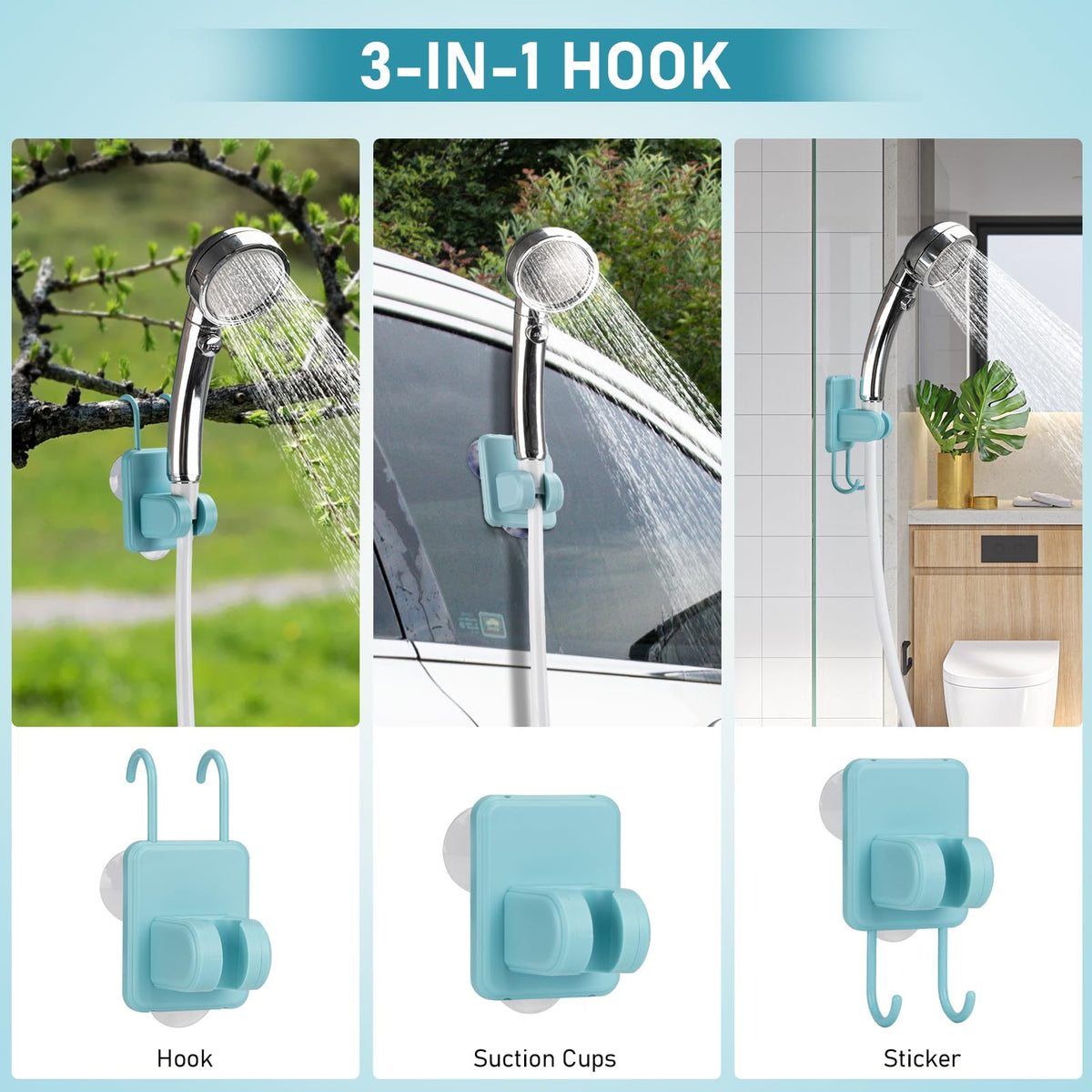 Portable Camping Shower (Blue Pump)