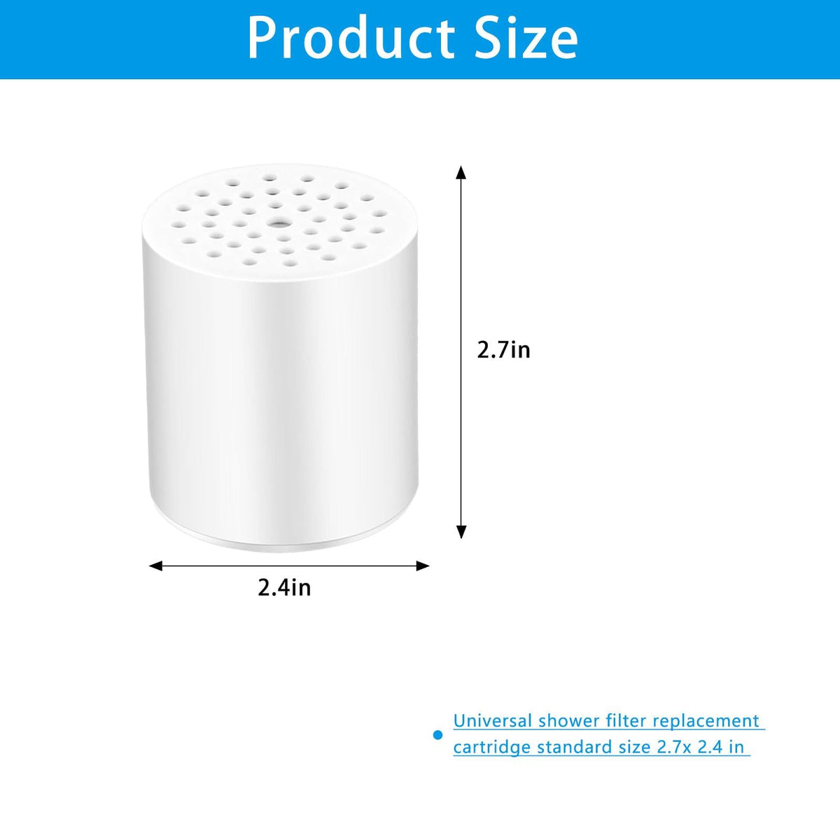 4 Pack 22 Stage Shower Filter Replacement