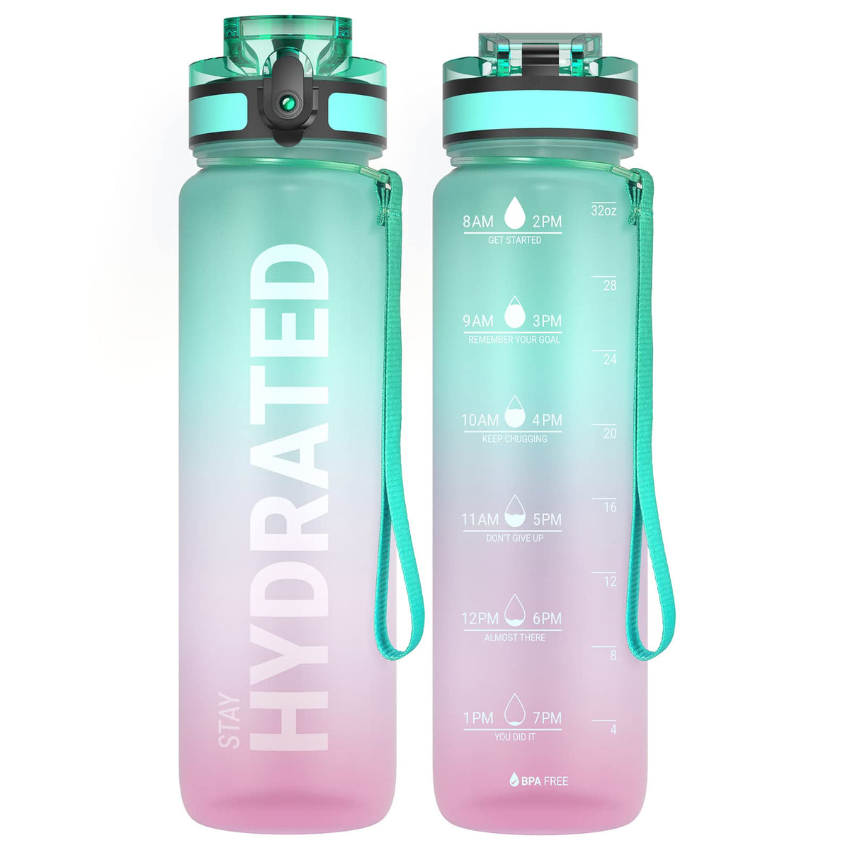 Water Bottle 32oz (Bubble Gum / 946.37 ml)