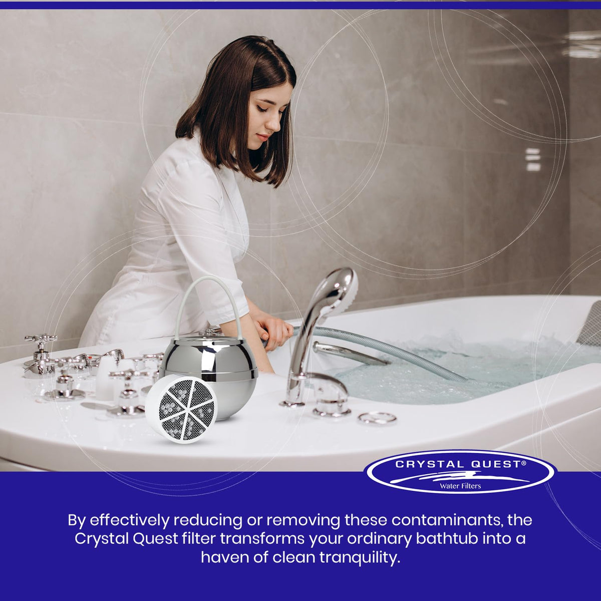 Bathtub Filter (Chrome)