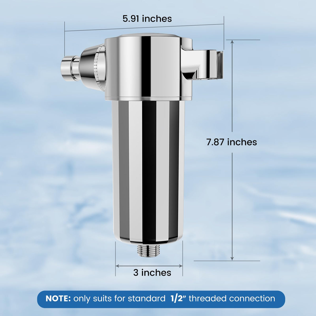 Shower Head Filter for Handheld Shower Head