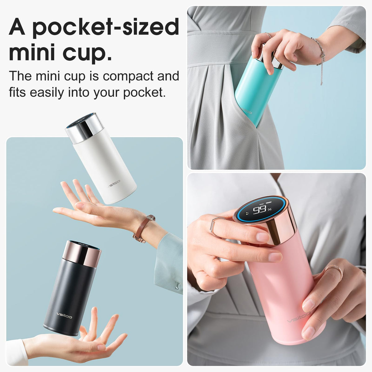S1 Lite Mini 8.5oz Insulated Self (White / 8.5 Ounces)