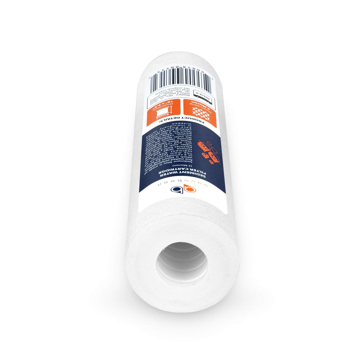 5 Micron 10 x 2.5 House Water Filters Cartridges (2 Count (Pack of 1))