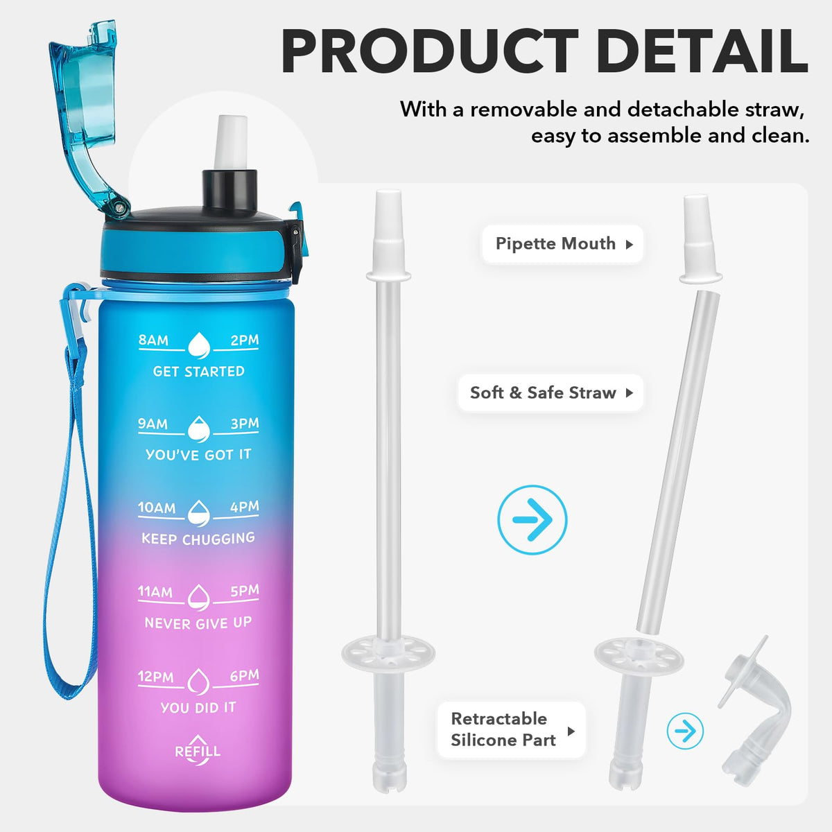 24 oz Water Bottle (Starsky / 24 Ounces)