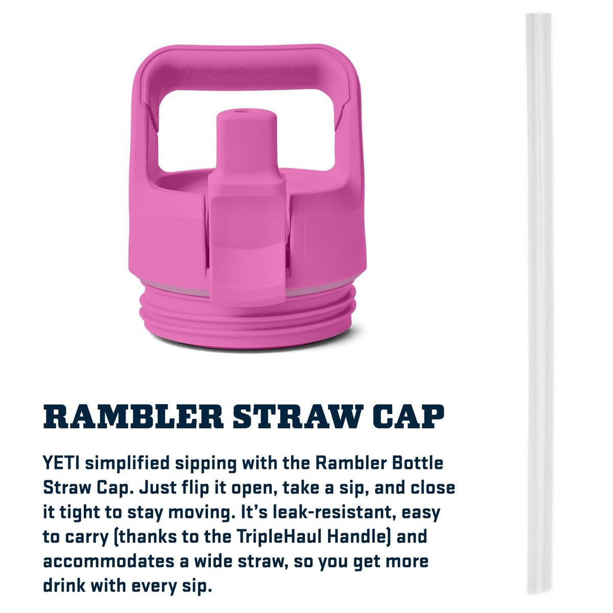 Rambler 18 oz Bottle (Wildflower Fuchsia)