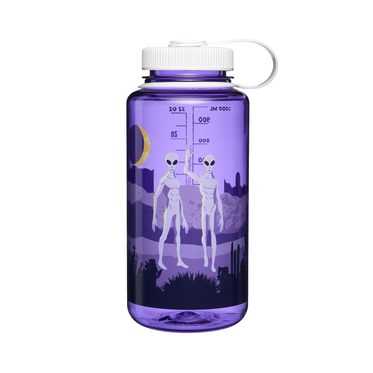32 oz Wide Mouth Water Bottle (Aliens / 32 Ounces)