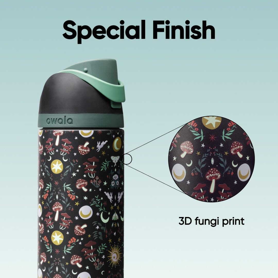 FreeSip Stainless Steel Water Bottle 24 oz Wild Whimsy (Wild Whimsy / 24 Ounces)