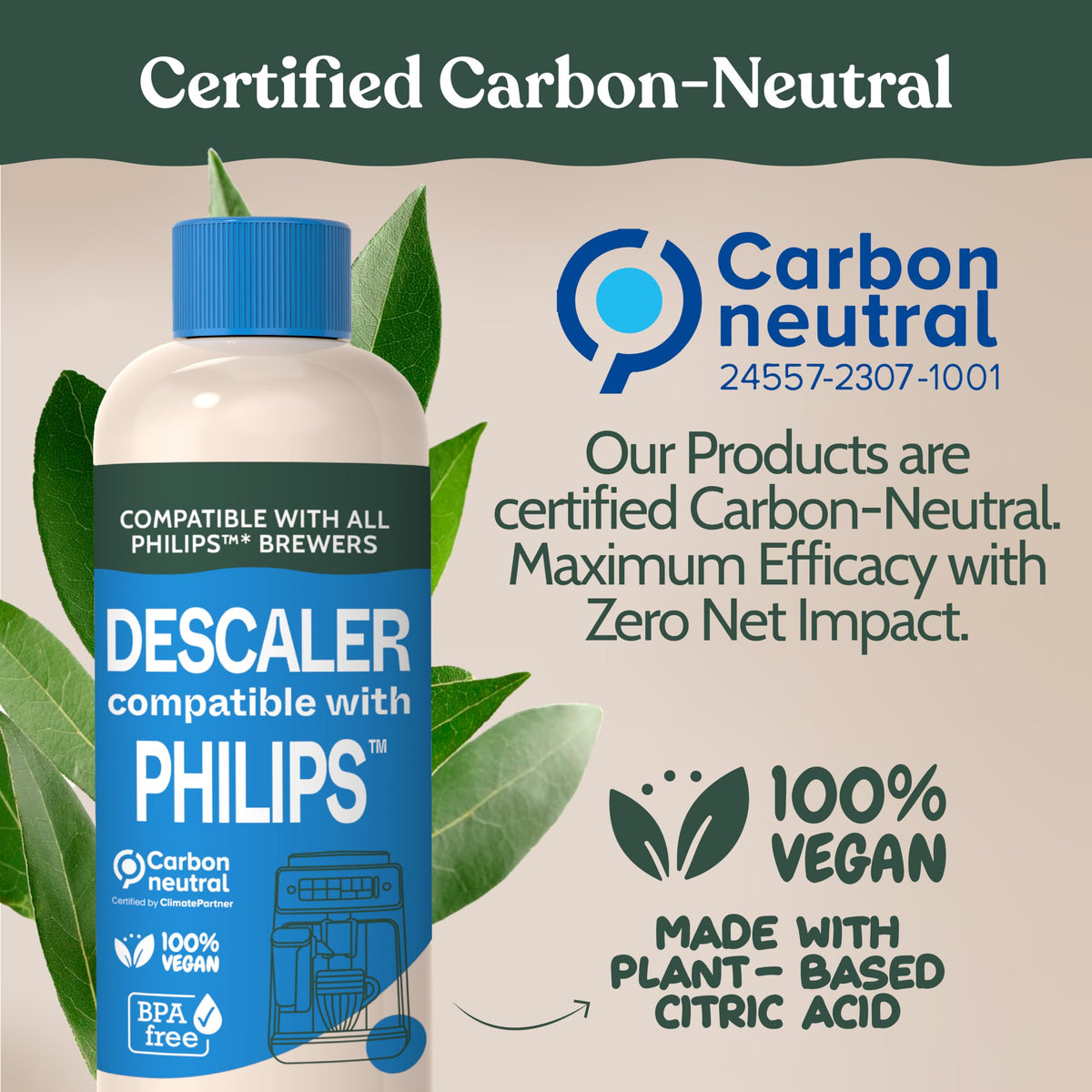 Philips Compatible Descaling Solution & Cleaner (Descaling Solution)