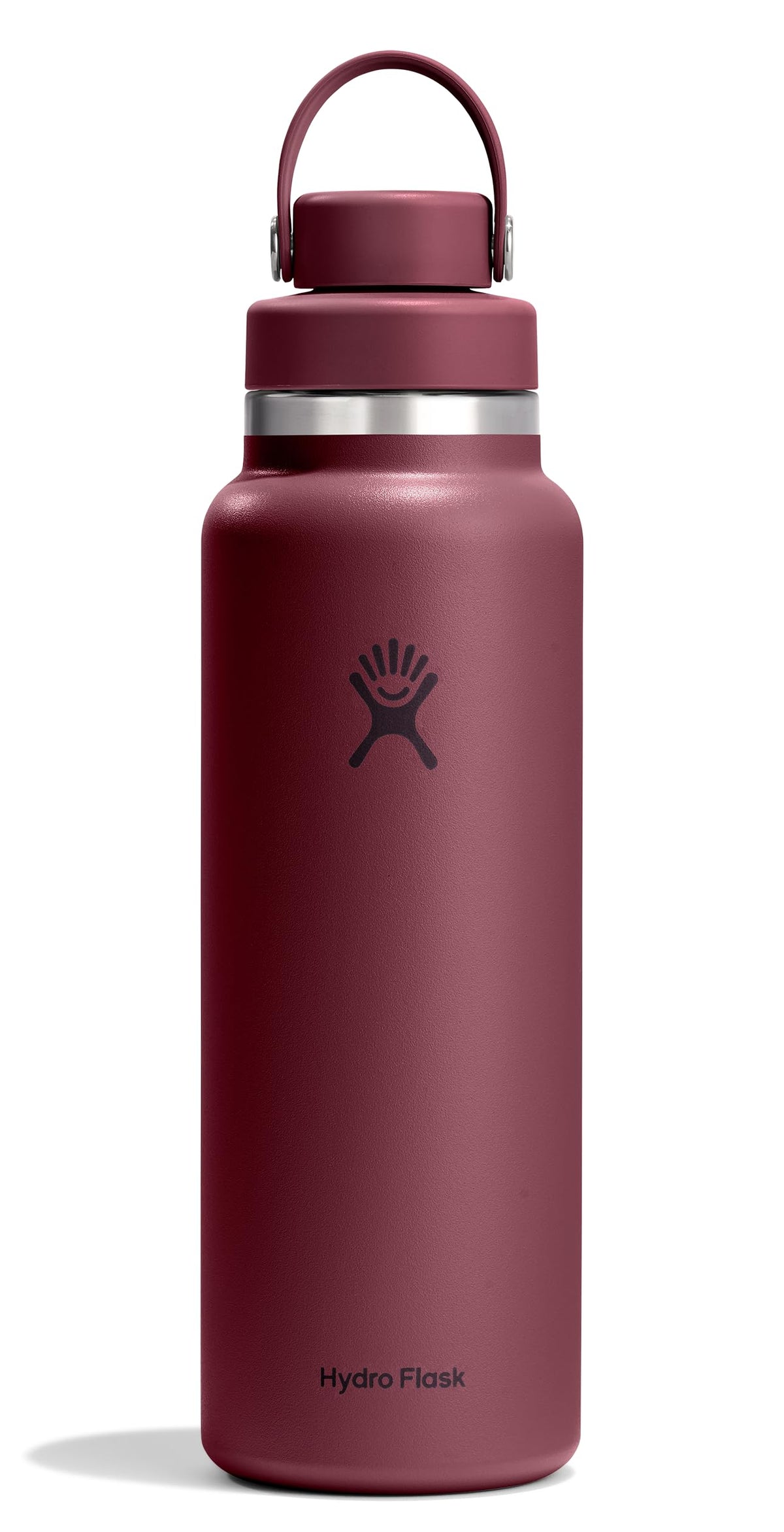 Water Bottle Insulated Stainless Steel (40 Ounces / Burgundy)
