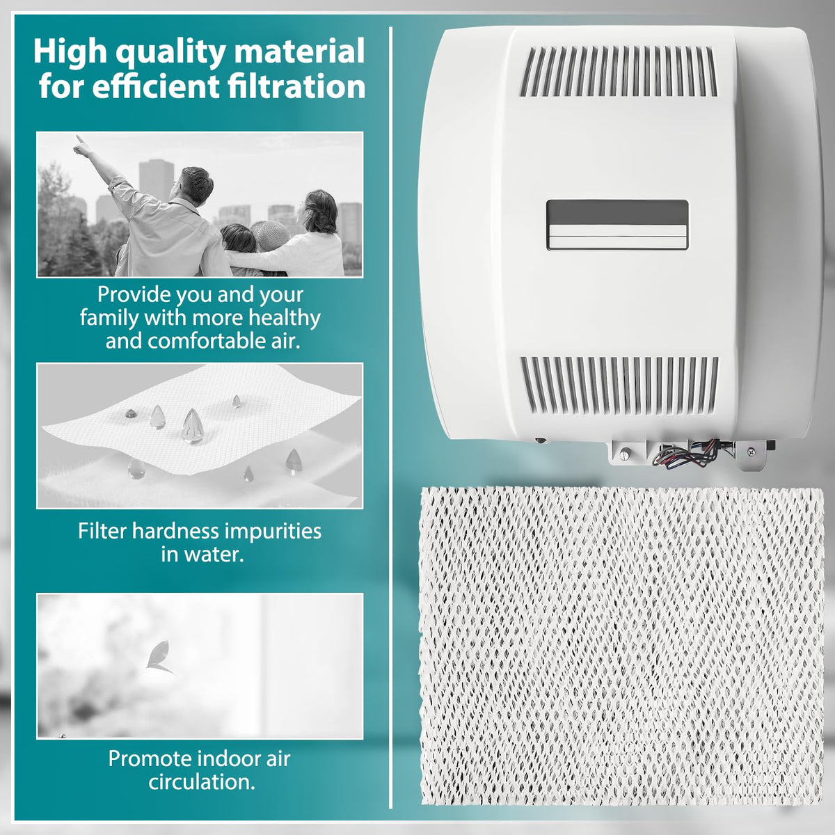 HC26A1008 Replacement Humidifier Filter Pad for Honeywell HE360