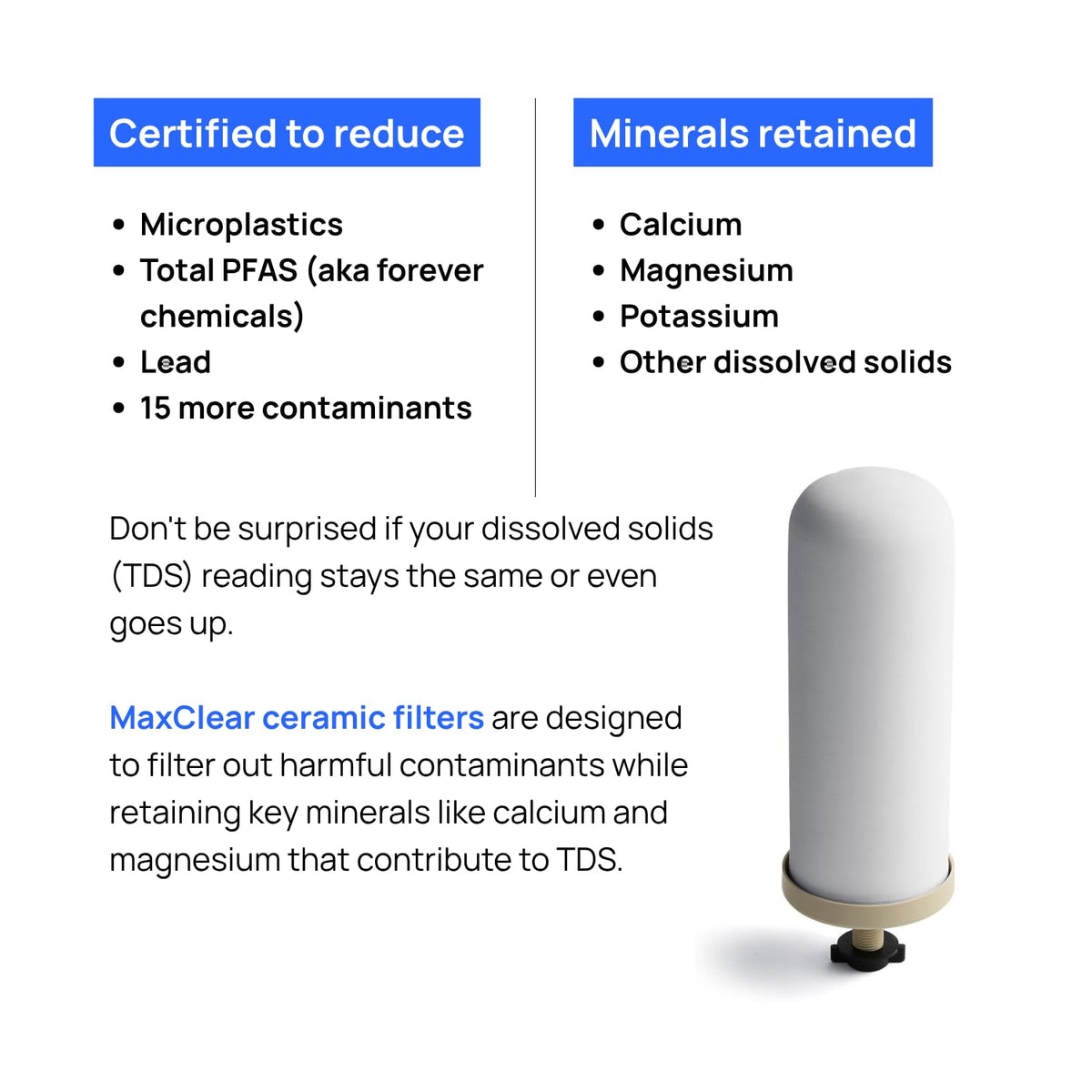 MaxClear Gravity Water Filter System (2.25 Gallon)