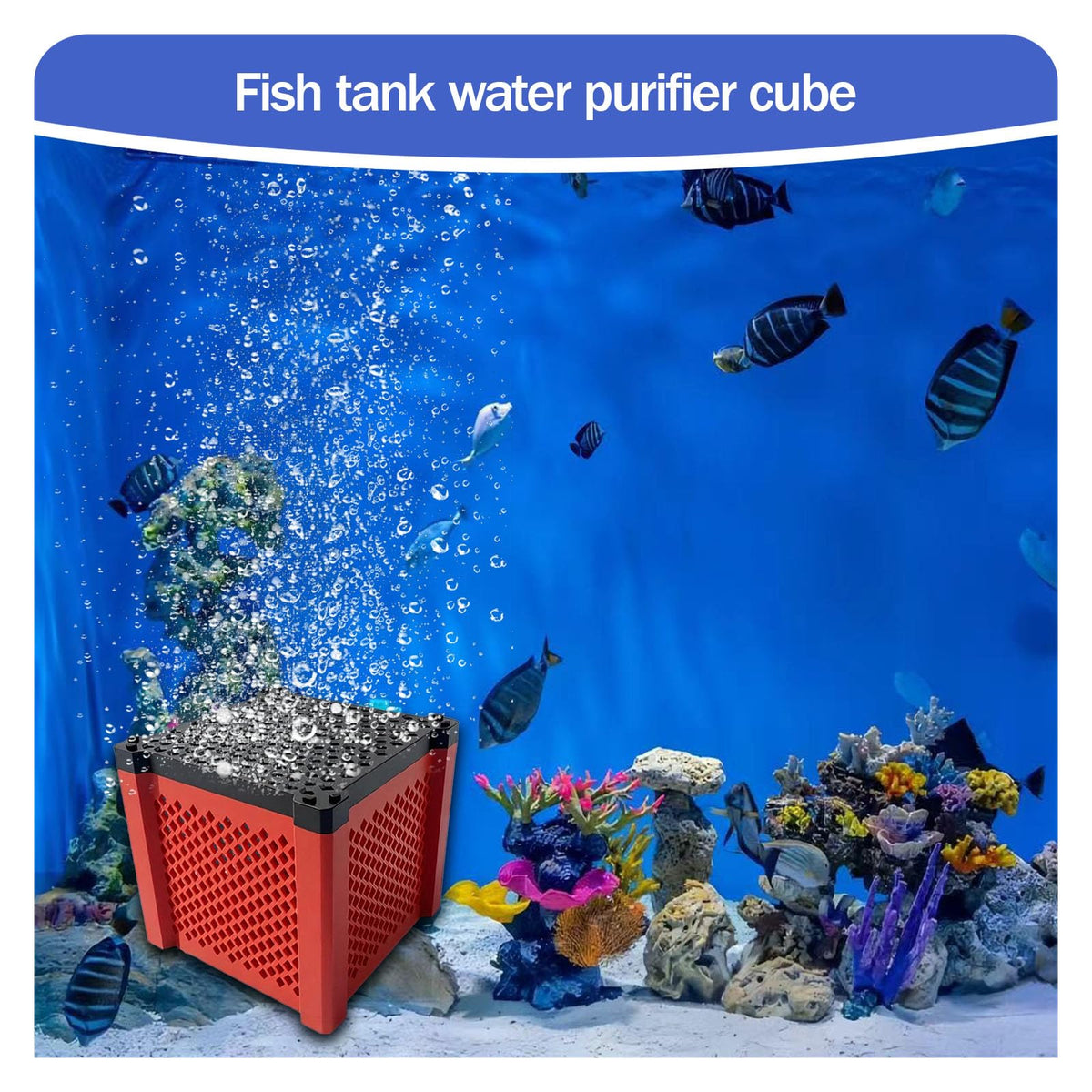 2PCS Pure Cube Water Trough Filter (RED)