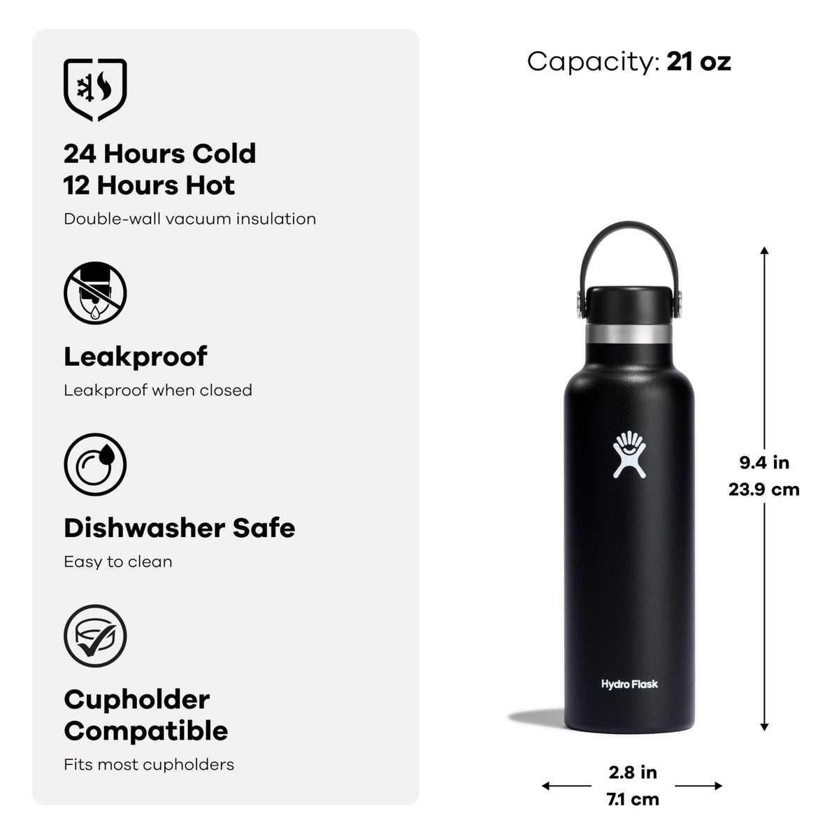 Water Bottle Insulated Stainless Steel (21 Oz / Beachplum Purple)