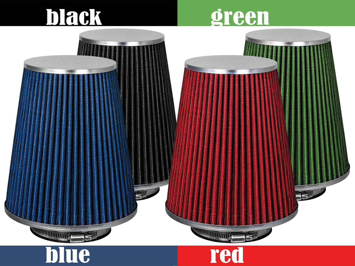 Aftermarket Auto Air Filter (Red / 3.5)