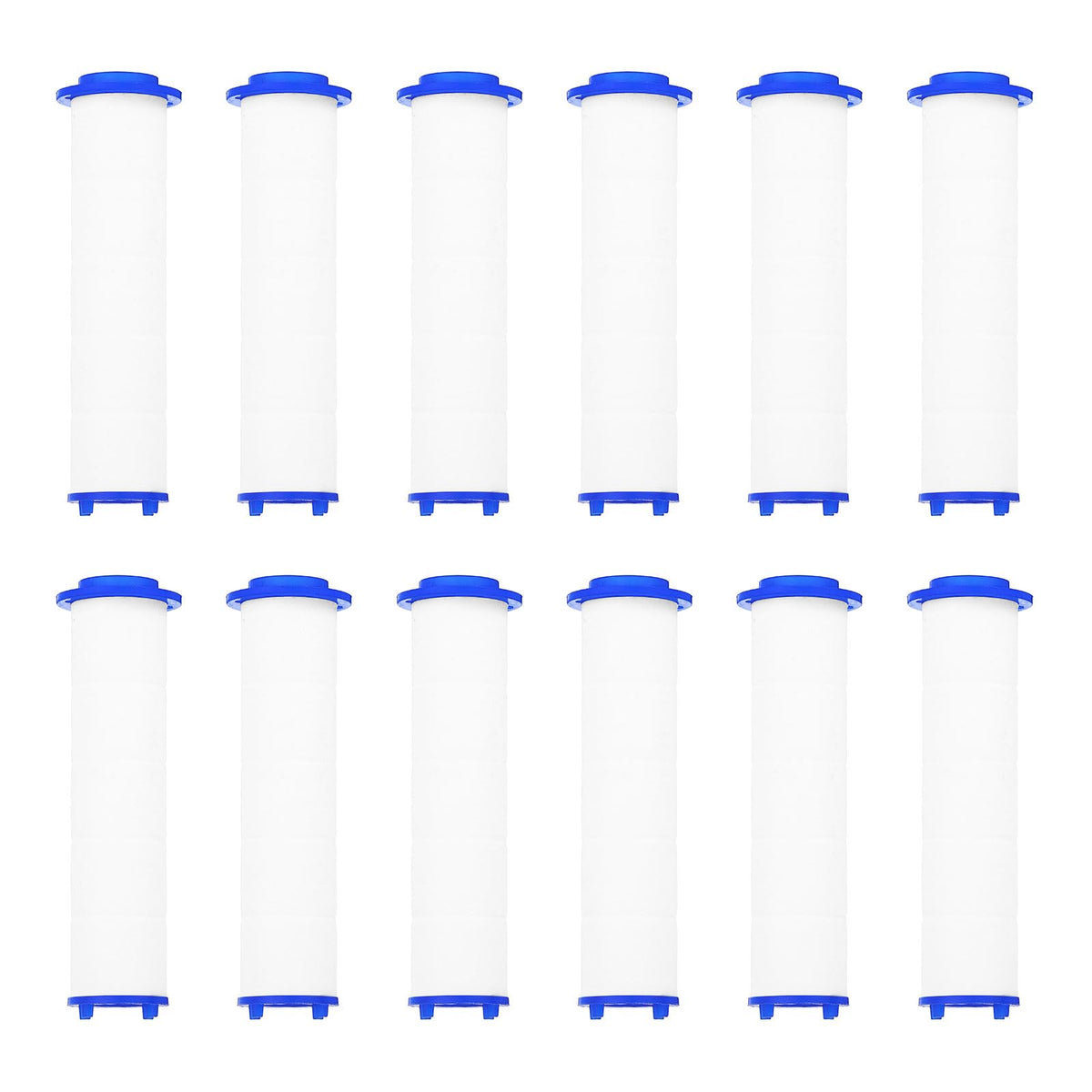 12 Pcs Shower Head Filter 3.3 Inch PP Cotton Filter Cartridge Replacement High (3.3 Inch)