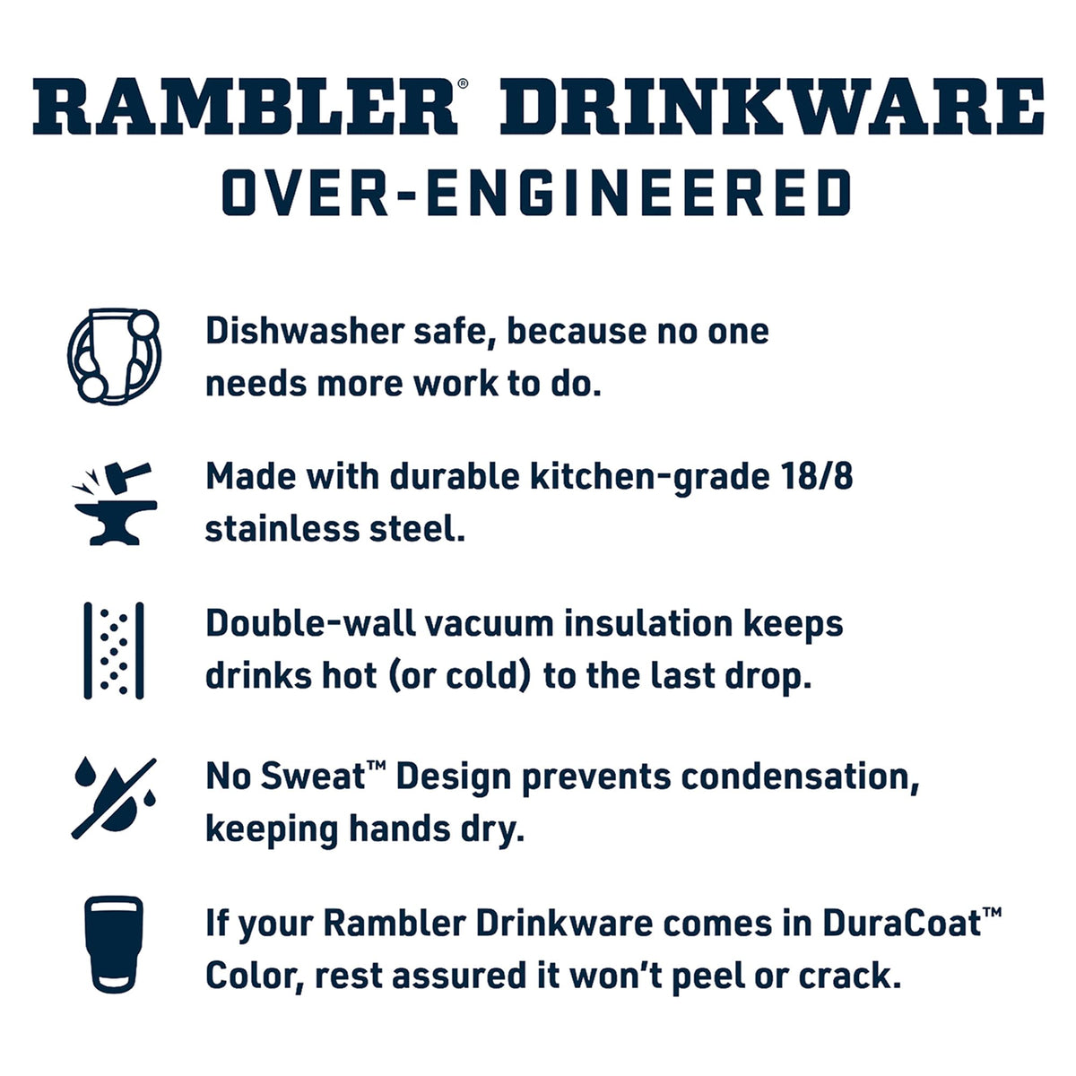 Rambler 35 oz Straw Mug (Charcoal / 35 Ounces)