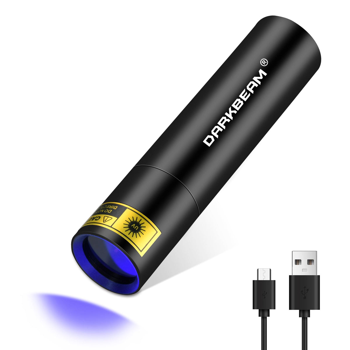 UV Flashlight Filtered 365nm Black Light Woods Lamp Ringworm