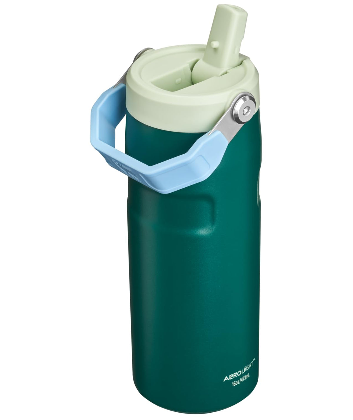IceFlow Flip Straw 2.0 Bottle (Emerald Honeydew / 16 Ounces)
