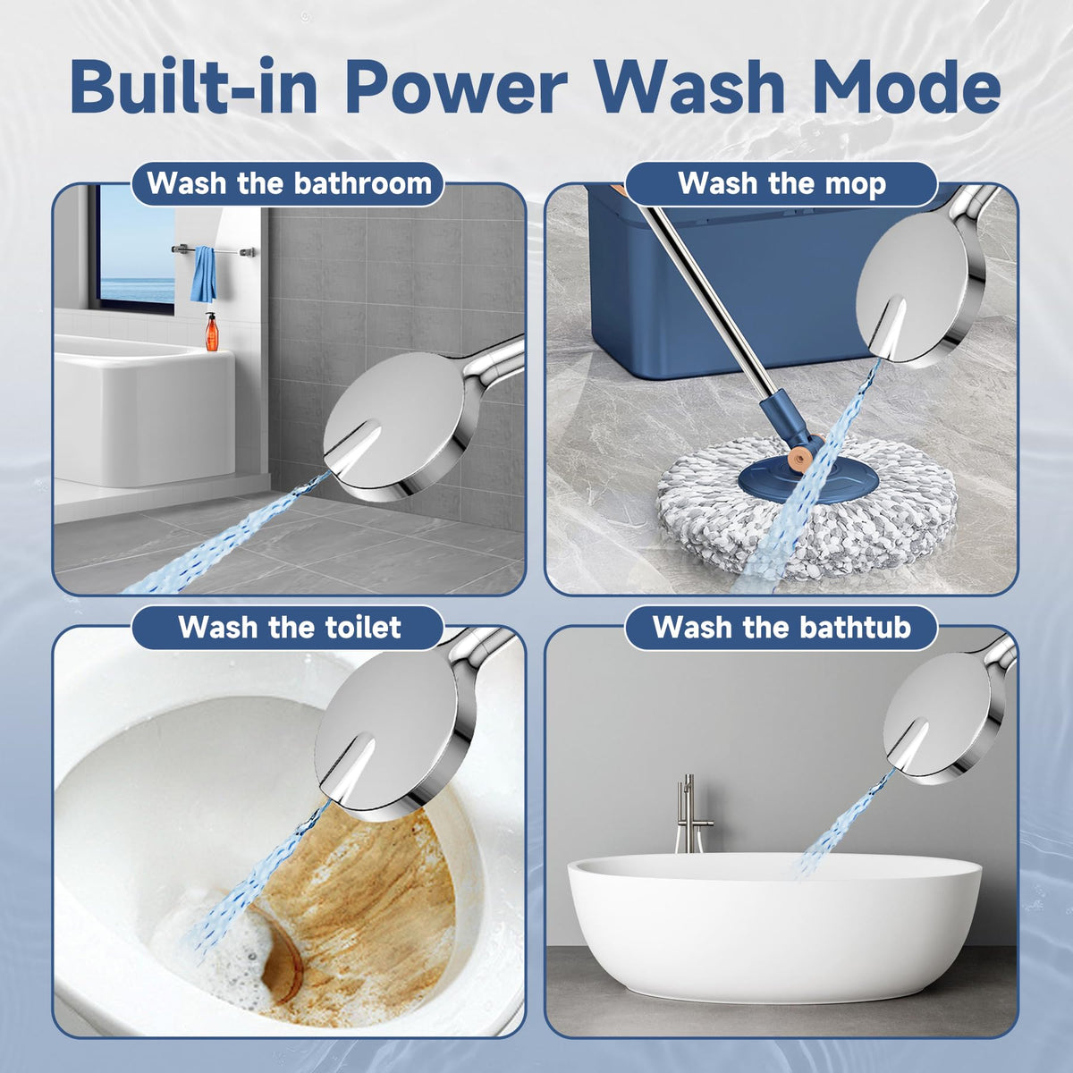 6 Inch Filtered Shower Head (Chrome)