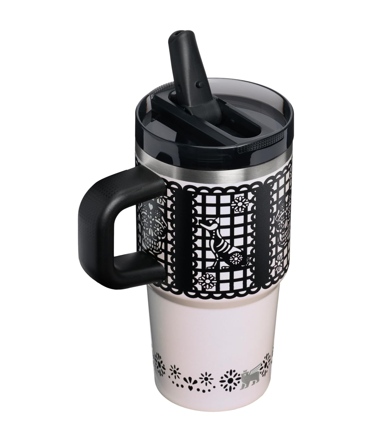 Quencher ProTour Flipstraw Tumbler (20 Ounces / Salt Papel Picado)