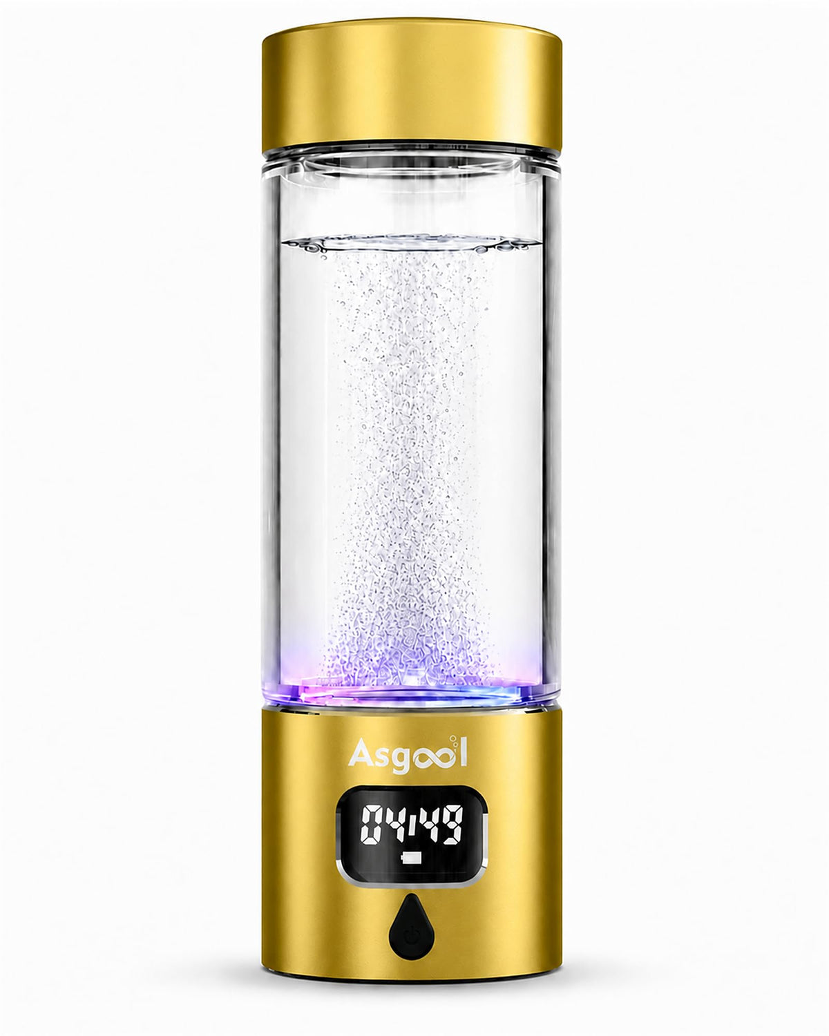 Hydrogen Water Bottle Generator (Gold)